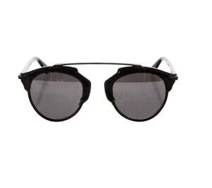 Christian Dior Women's SoReal Black Tortoiseshell Round Sunglasses